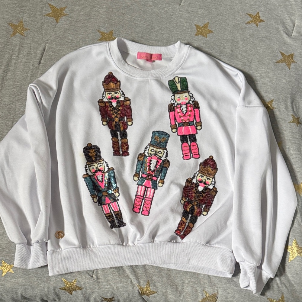 Simply Southern White Nutcracker Sweatshirt